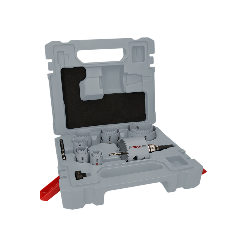 Bosch Pro Multi Material - Set di 15 seghe a tazza (per legno tenero, muro a secco, Ø 20-76 mm, accessori professionali)