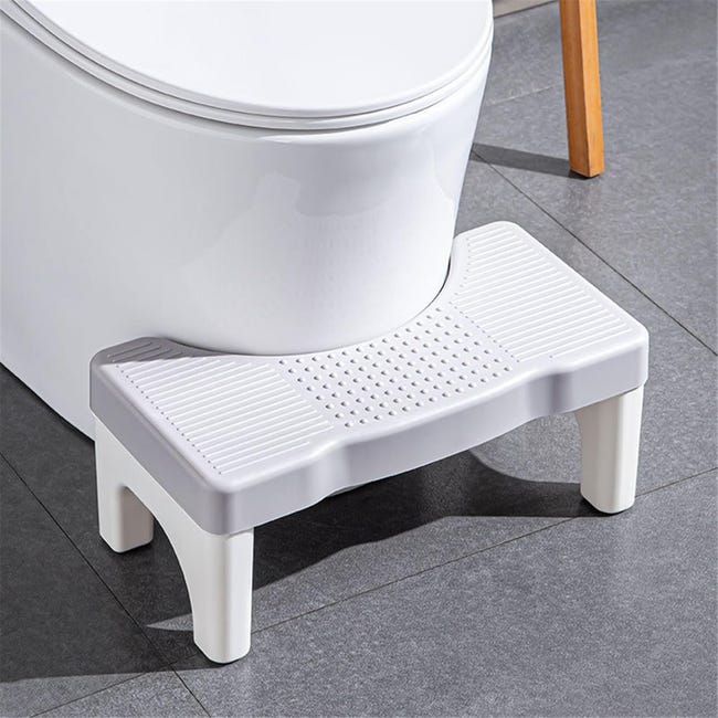 Tabouret De WC Pliant Antidérapant FL HUA - Marchepied Toilette Pour Soulager La Constipation Adultes & Enfants
