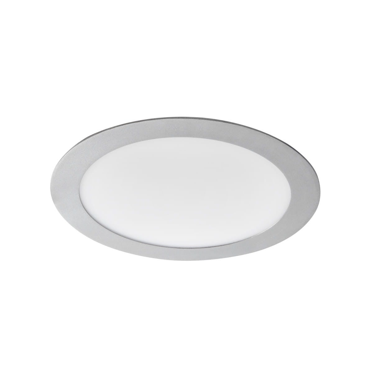 Oprawa stropowa sufitowa wpuszczana Rounda srebrno-biała LED 18W 4000K 1080lm wym: 22 x 22 cm okrągła Kanlux