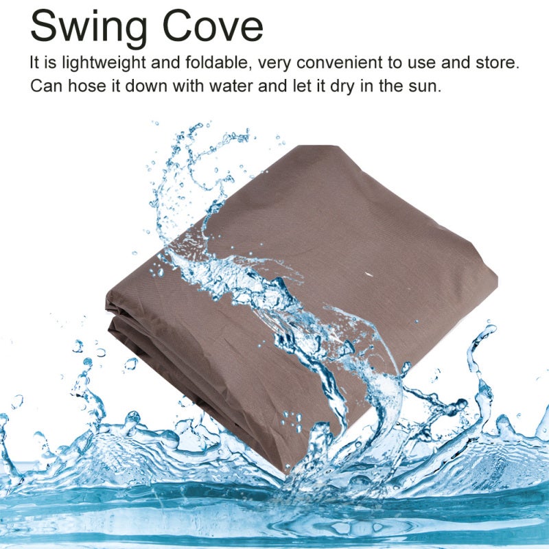 Housse imperméable pour balancelle de jardin, résistante à la pluie, à la poussière et aux UV - 7