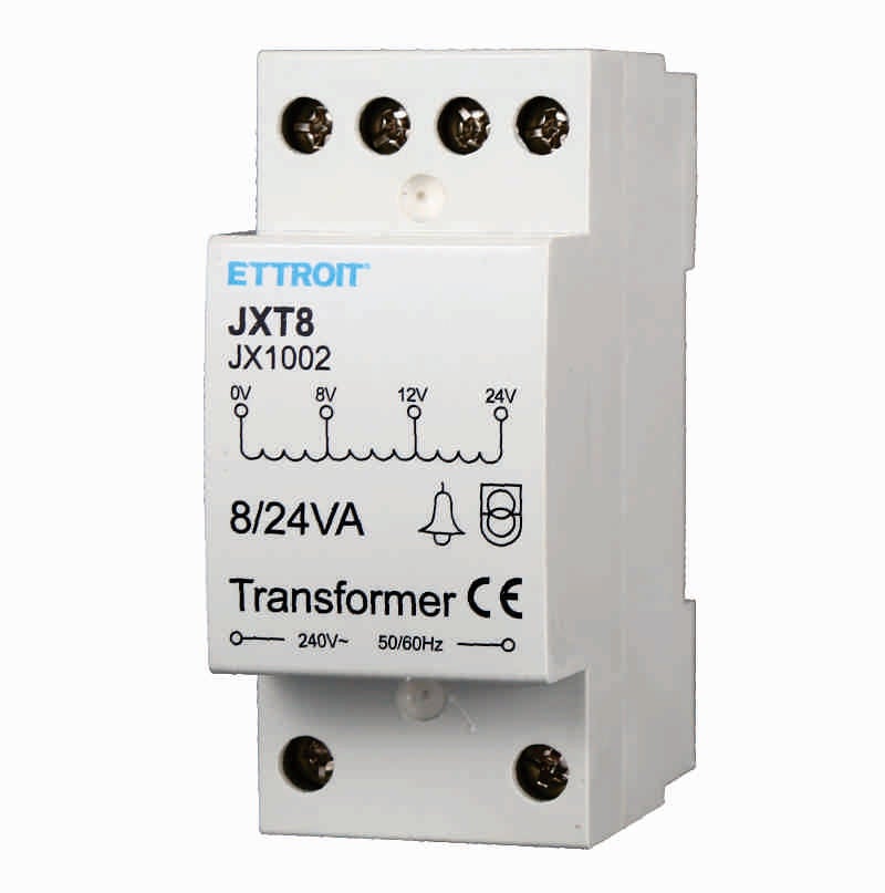 Transformateur Interphone De 220V à 8/12/24V Pour Rail DIN Standard - Entrée 220-240V - 2
