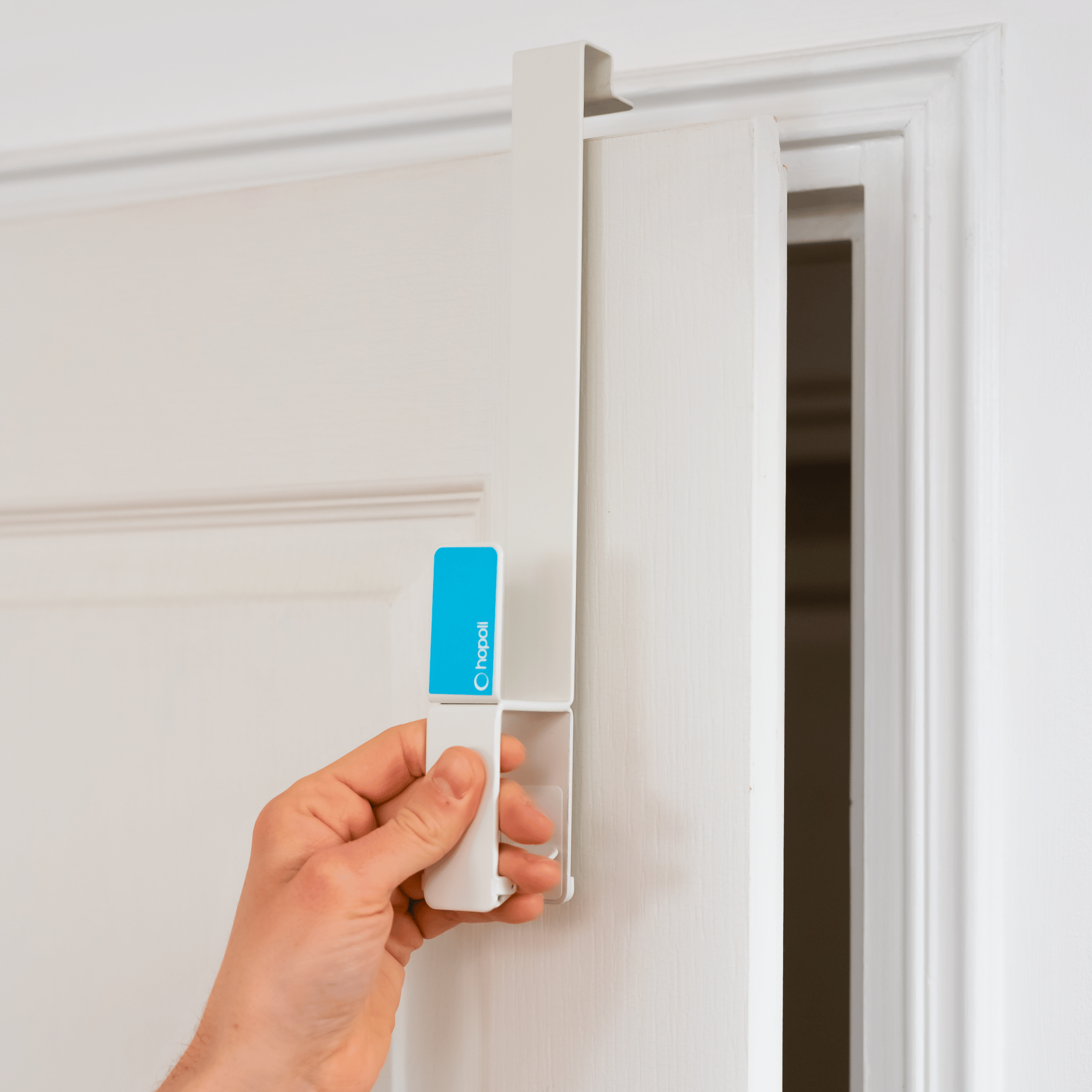 Enfile-couette Hopoli - Porte à recouvrement Bleu - 5