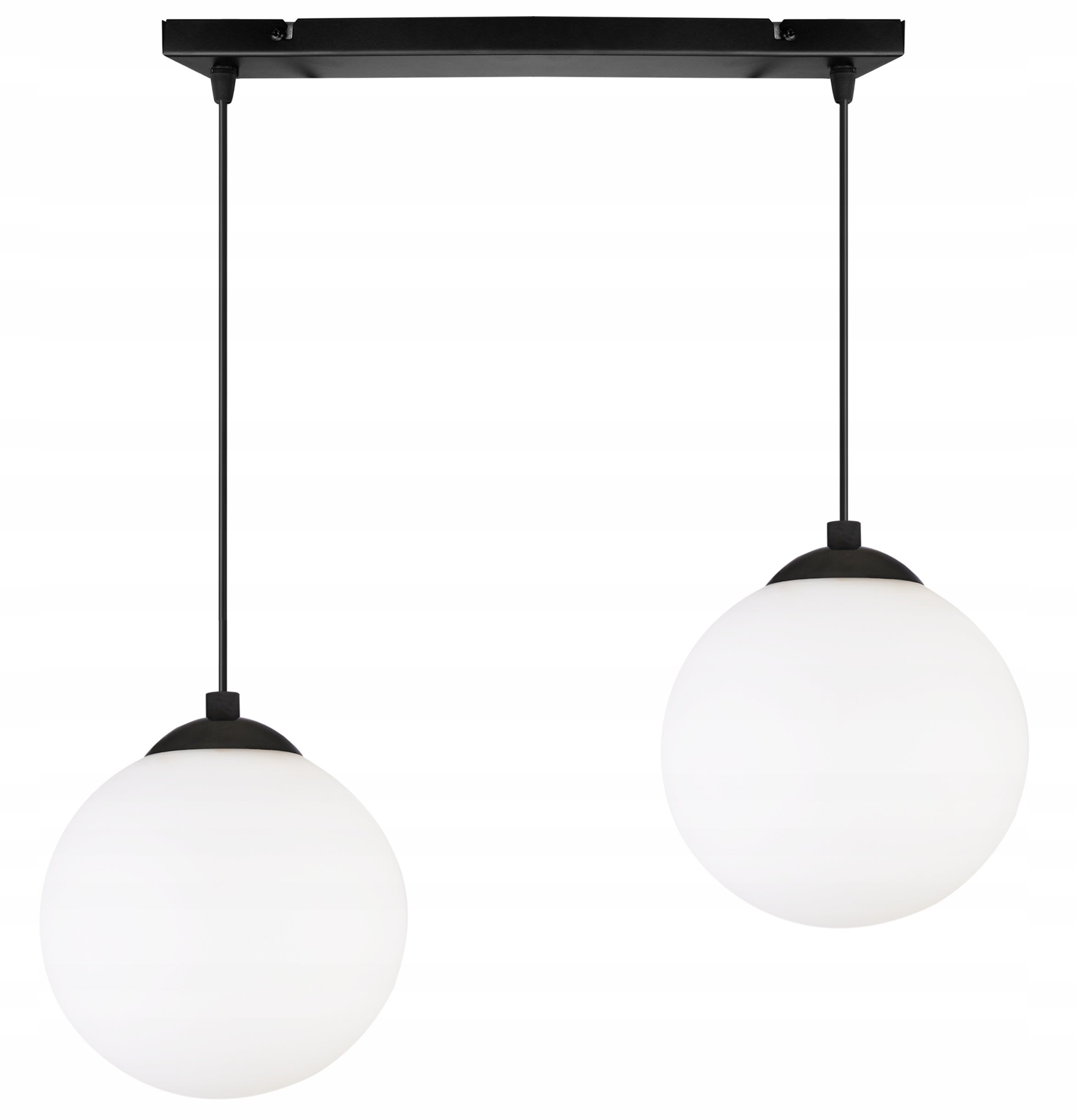 Lampa sufitowa wisząca Florence classy 2xE27 abażur kule białe Light Home LH