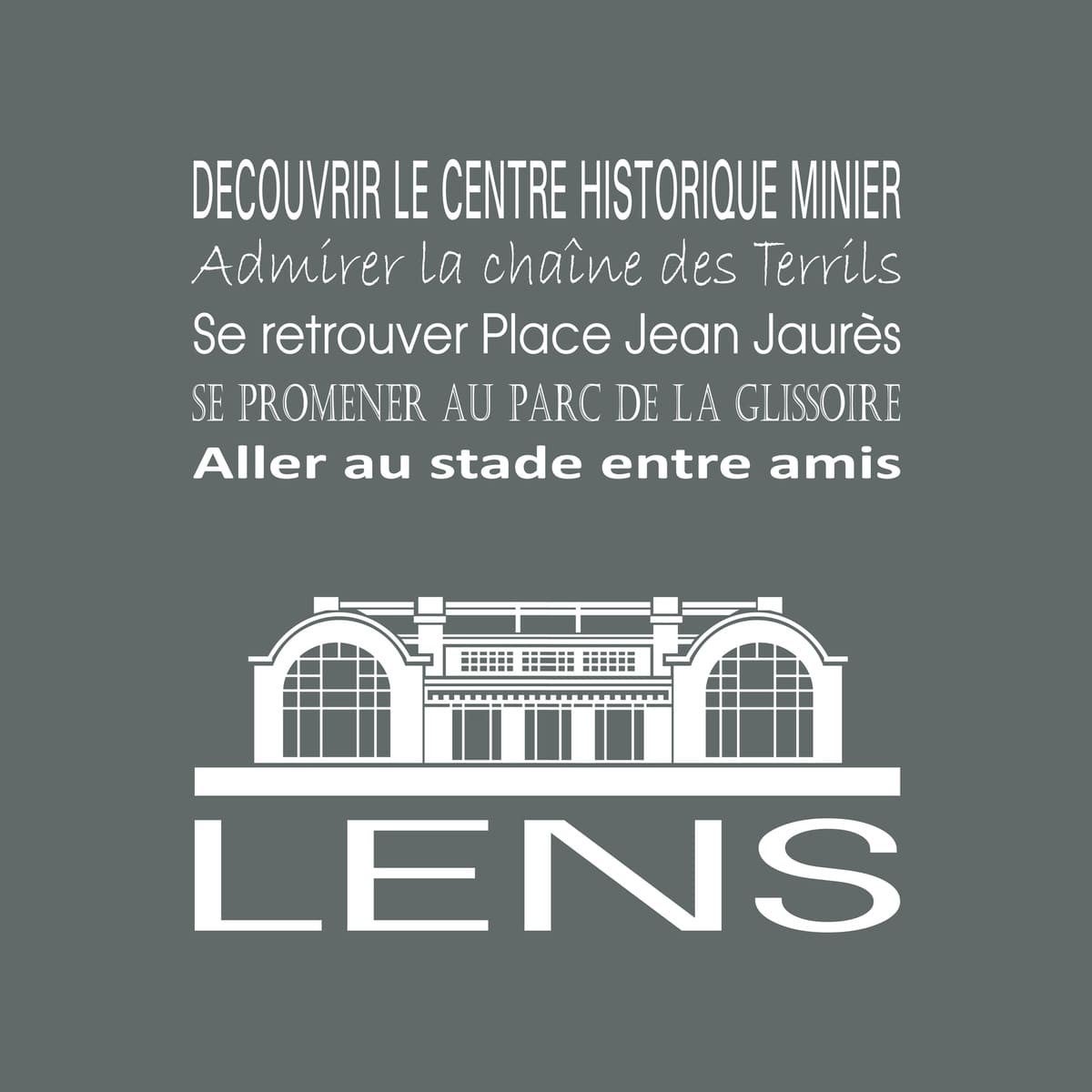 Tableau sur toile Lens gris 30x30 cm | Leroy Merlin