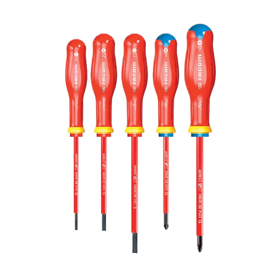 Jeu de tournevis isolés FACOM ProTwist - 1000 V - 5 pcs - ATP.J5VE - 2
