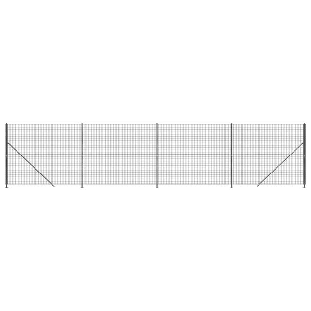 Recinzione Metallica con Flangia Antracite 2,2x10 m CFW51301