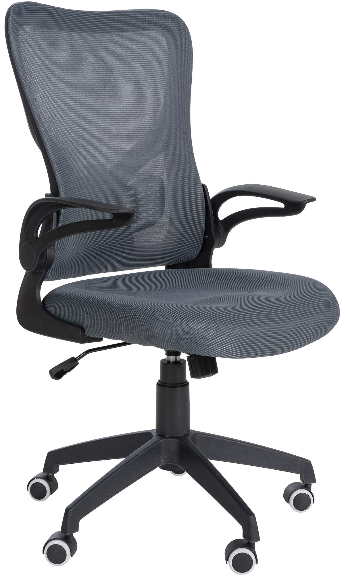Chaise De Bureau Ergonomique Yaheetech Gris Clair - Haut Dossier Maille