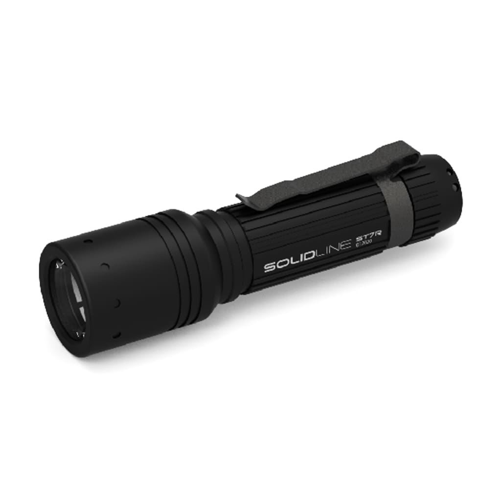 Solidline Linterna Recargable St7r Con Clip 1000 Lm Negro , Leroy Merlin