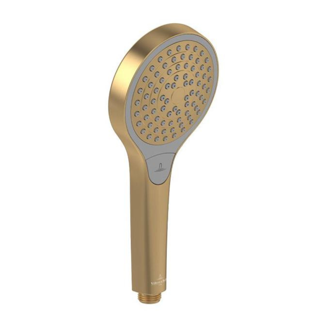 Pomme de douche 3 jets VILLEROY & BOCH Verve Showers Or brossé
