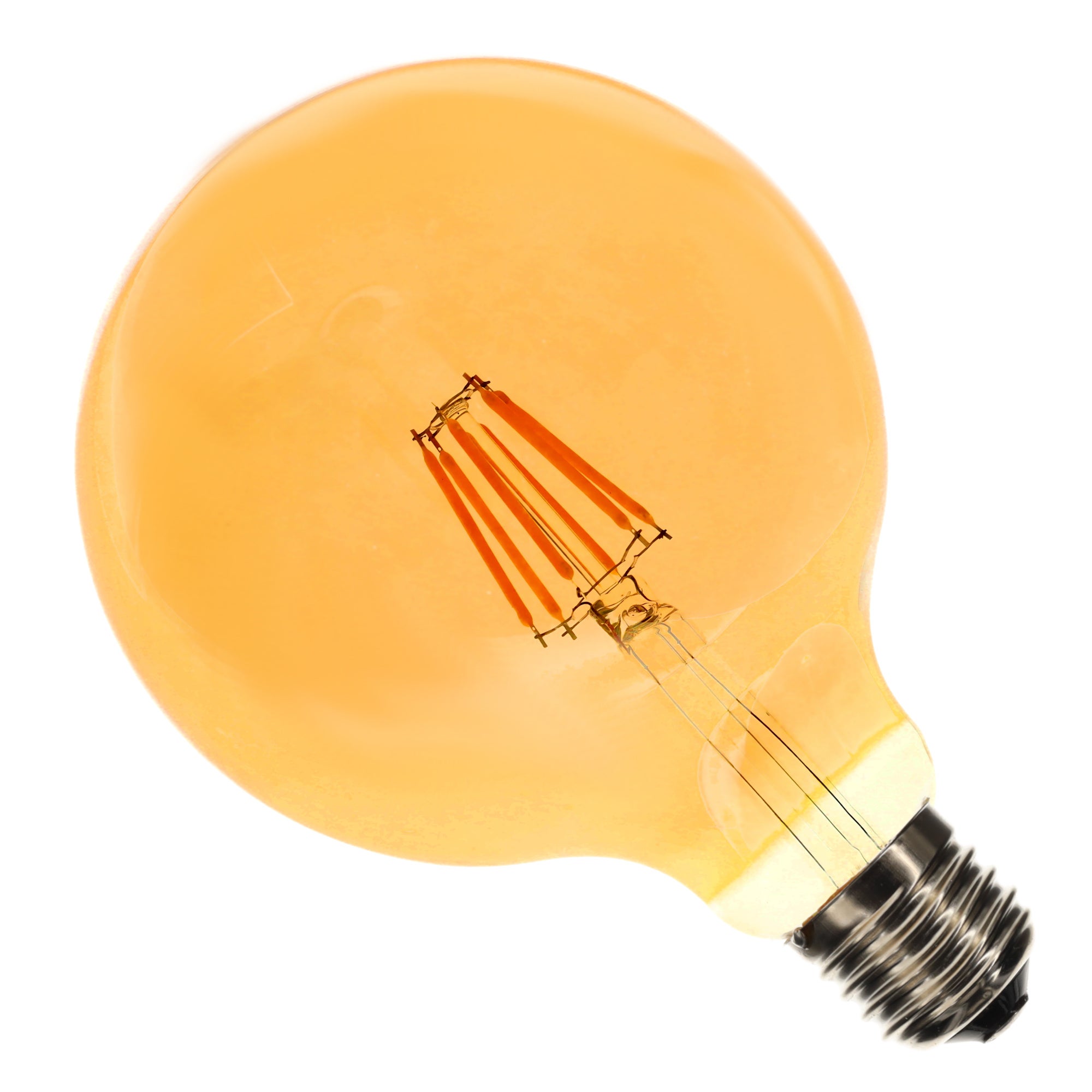 Żarówka Globe G125 Filament Led 6W E27 Ciepła biel 2700K Złote szkło