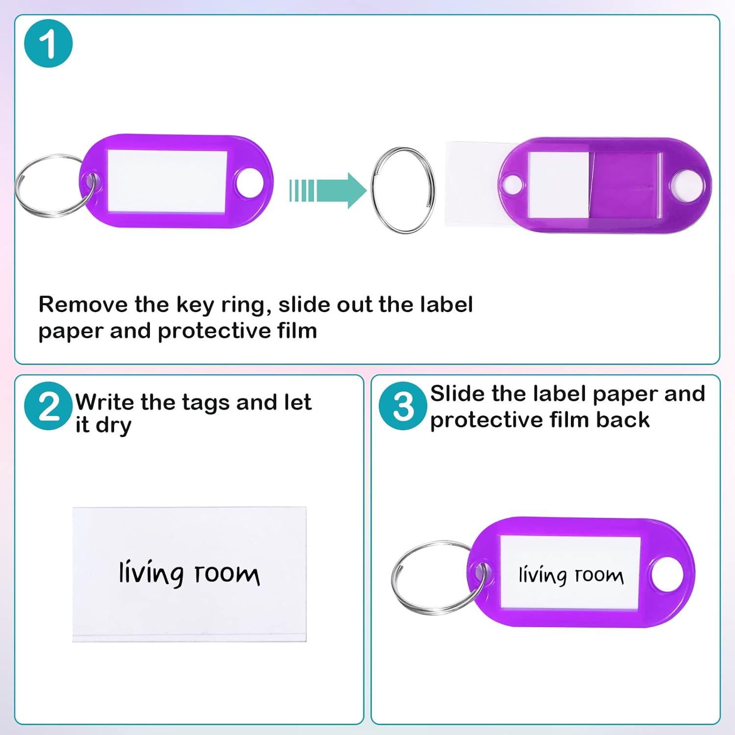 Lot De 12 Grattoirs En Plastique Pour Tickets De Loto - Porte-clés à Suspendre - Grattoir à Gratter - Étiquetage - Porte-clés En Forme De Pouce