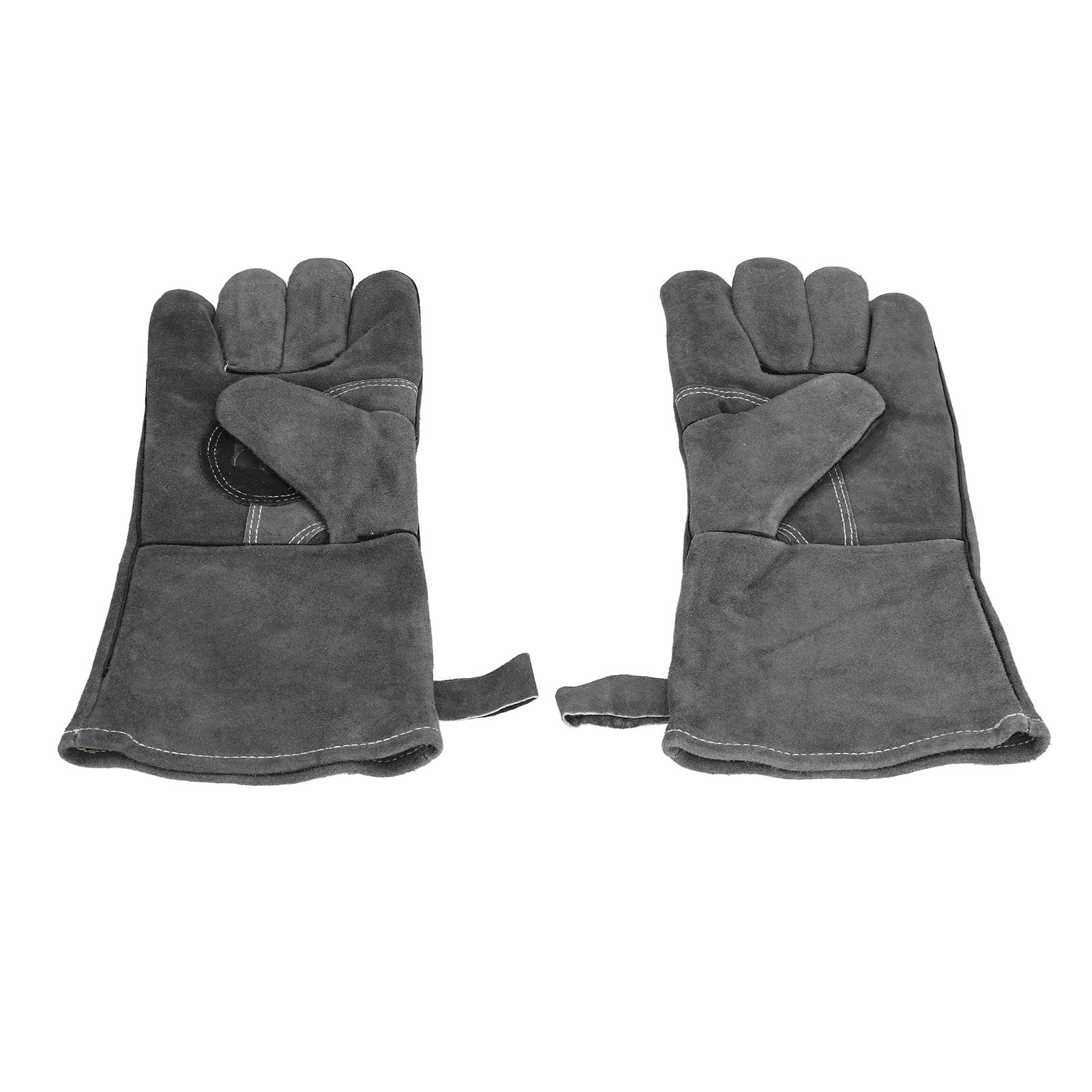 Gants Barbecue Haute Température 2 Couches Cuir 35cm 500°C / 932°F Anti-Chaleur Grill Four Jardinage – ComfortXL - 5
