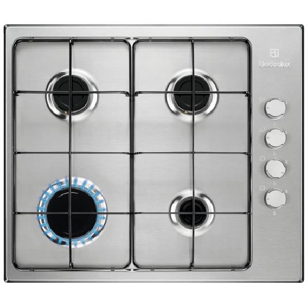 Placa Gas ELECTROLUX KGS6404SX 4f Inox