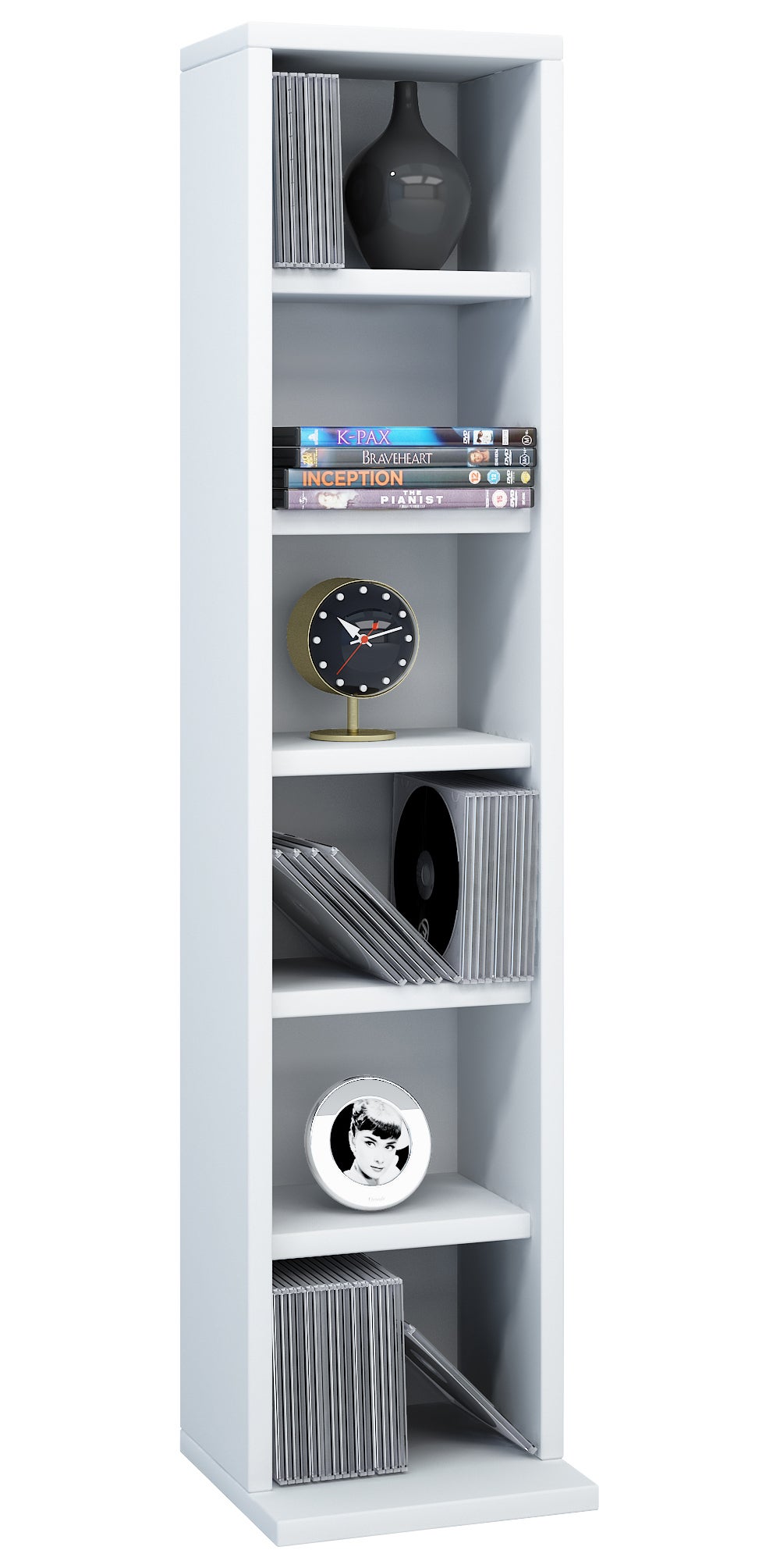 VCM Estante permanente Elementa Blanco H. 92 x B. 21 x T. 20 cm | Leroy ...