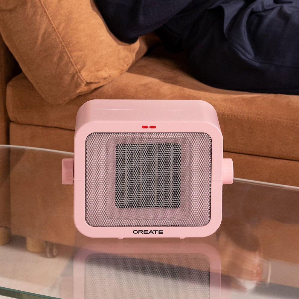 CREATE - WARM BOX - Grzejnik Ceramiczny do pokoju 1500W - Rose pastel