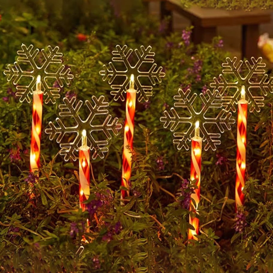 Świąteczne lampy solarne zestaw solarnych lamp krajobrazowych bożonarodzeniowych dekoracje świąteczne słupek solarnych bożonarodzeniowych ścieżkowe
