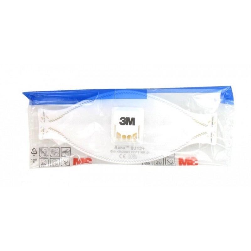 Masque 3M Aura 9312 anti-poussières pliable FFP1 avec soupape - 4