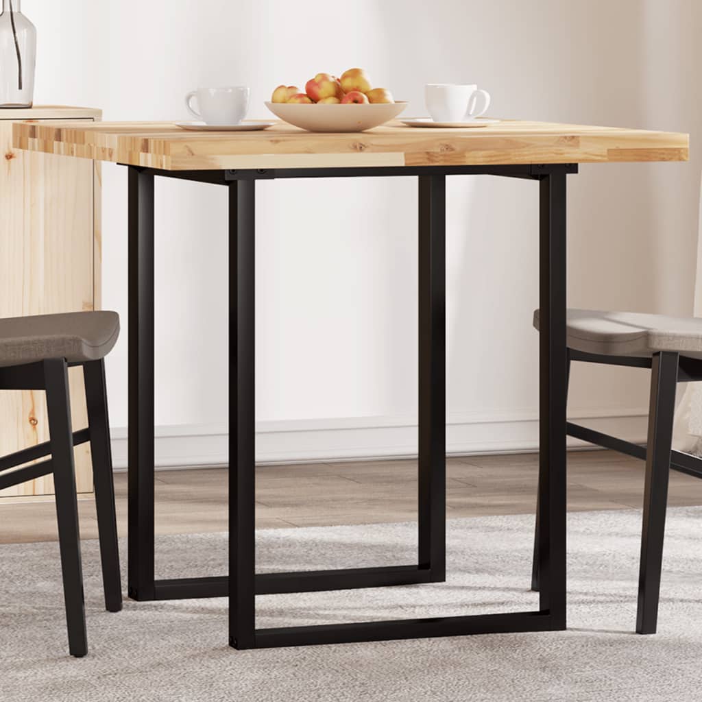 Vidaxl tablero de mesa cuadrado madera maciza acacia 80x80x4 cm
