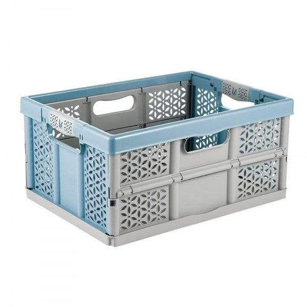 Kosz składany z miękkimi uchwytami Keeeper LEA 48,5x35x23 Nordic blue 1 szt.