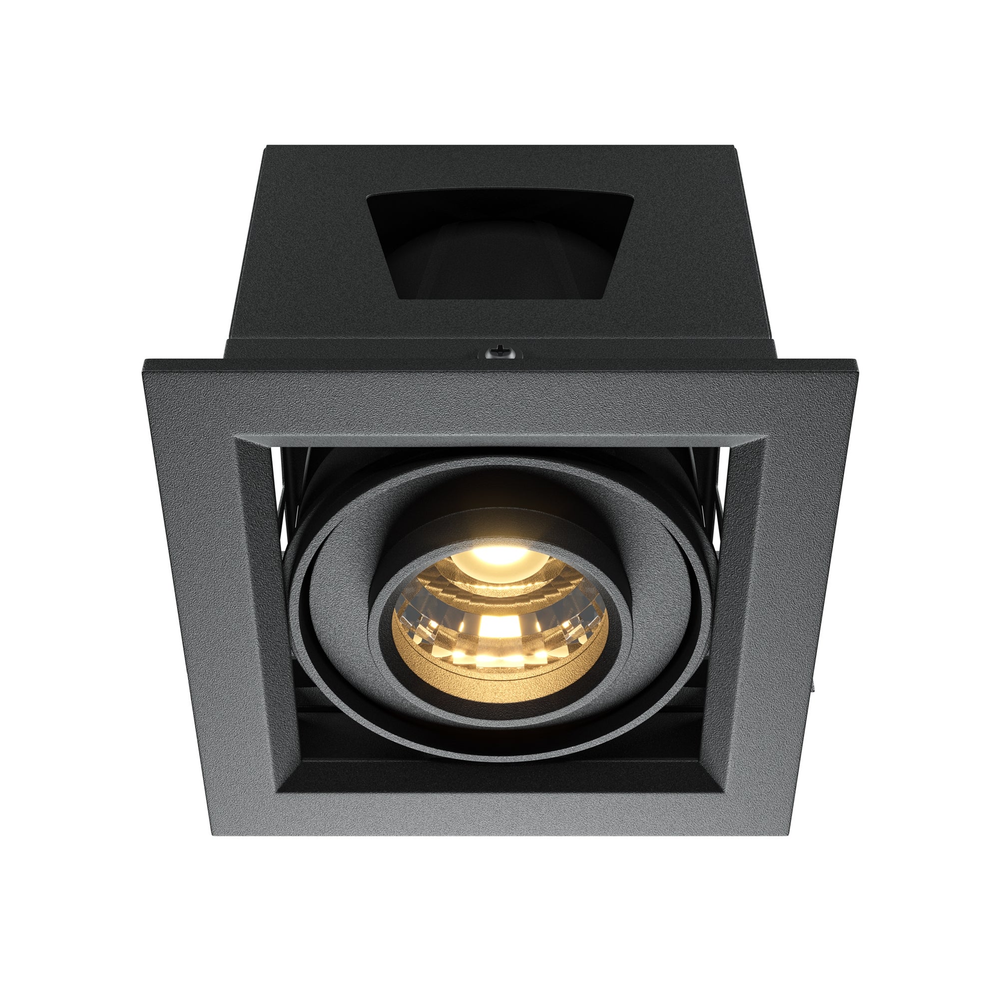 Oprawa stropowa sufitowa wpuszczana Metal Modern czarna LED 10W 3000K 650lm wym: 7,5 x 9,5 x 9,5 cm kwadratowa Maytoni