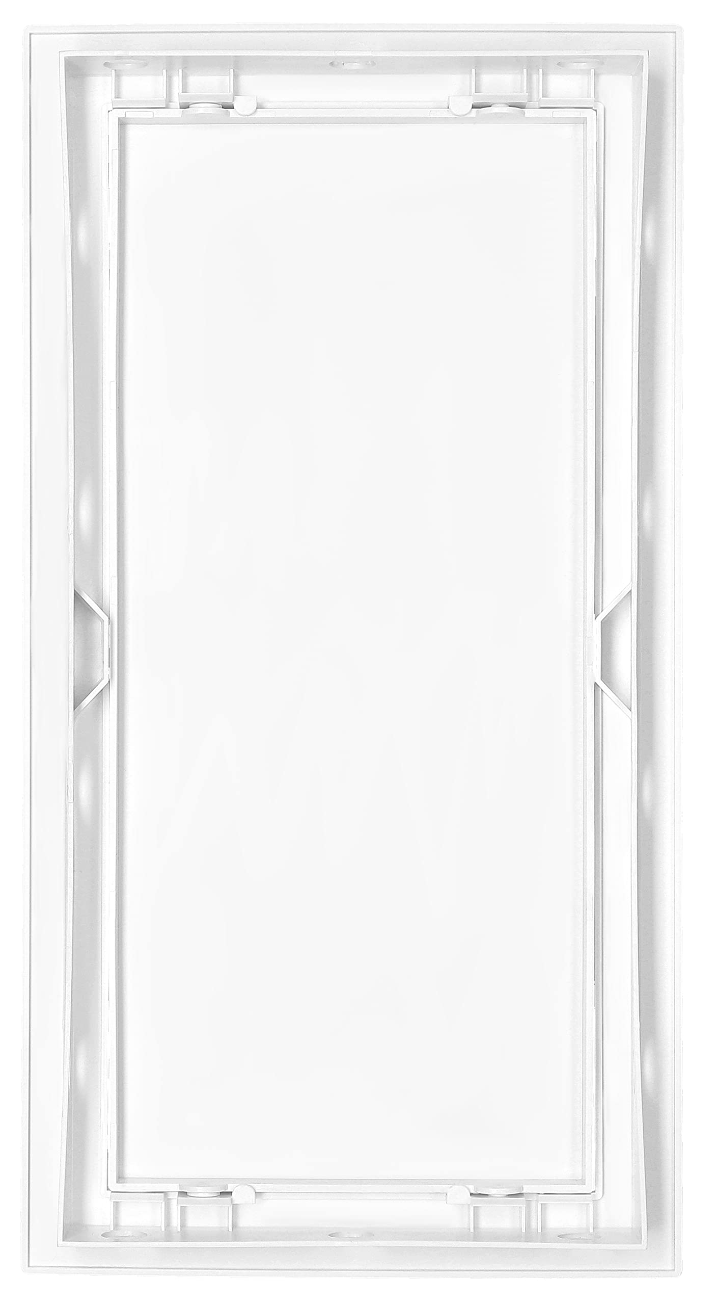Trappe de Visite 15x30 cm - Plastique Blanc - Trappe d'Inspection pour Placo - Plafond - Comble - KOTARBAU - 4