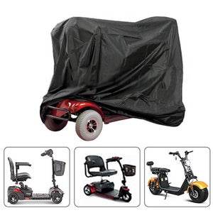 Housse De Pluie Universelle Pour Scooter De Mobilité – Étanche, Bandes Réfléchissantes, Poches – 110x50 Cm