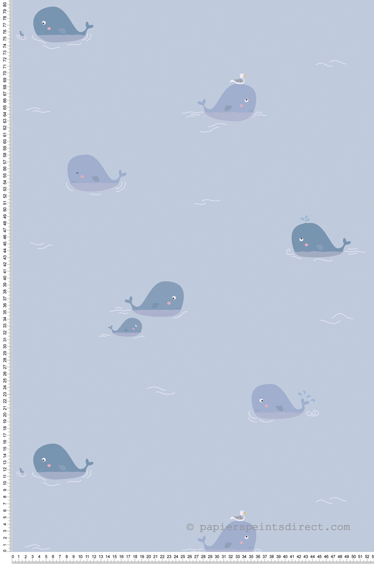 Papel pintado animales marinos en libertad papel pintado con dibujos de ballenas y pájaros papel pintado vinílico para dormitorio infantil