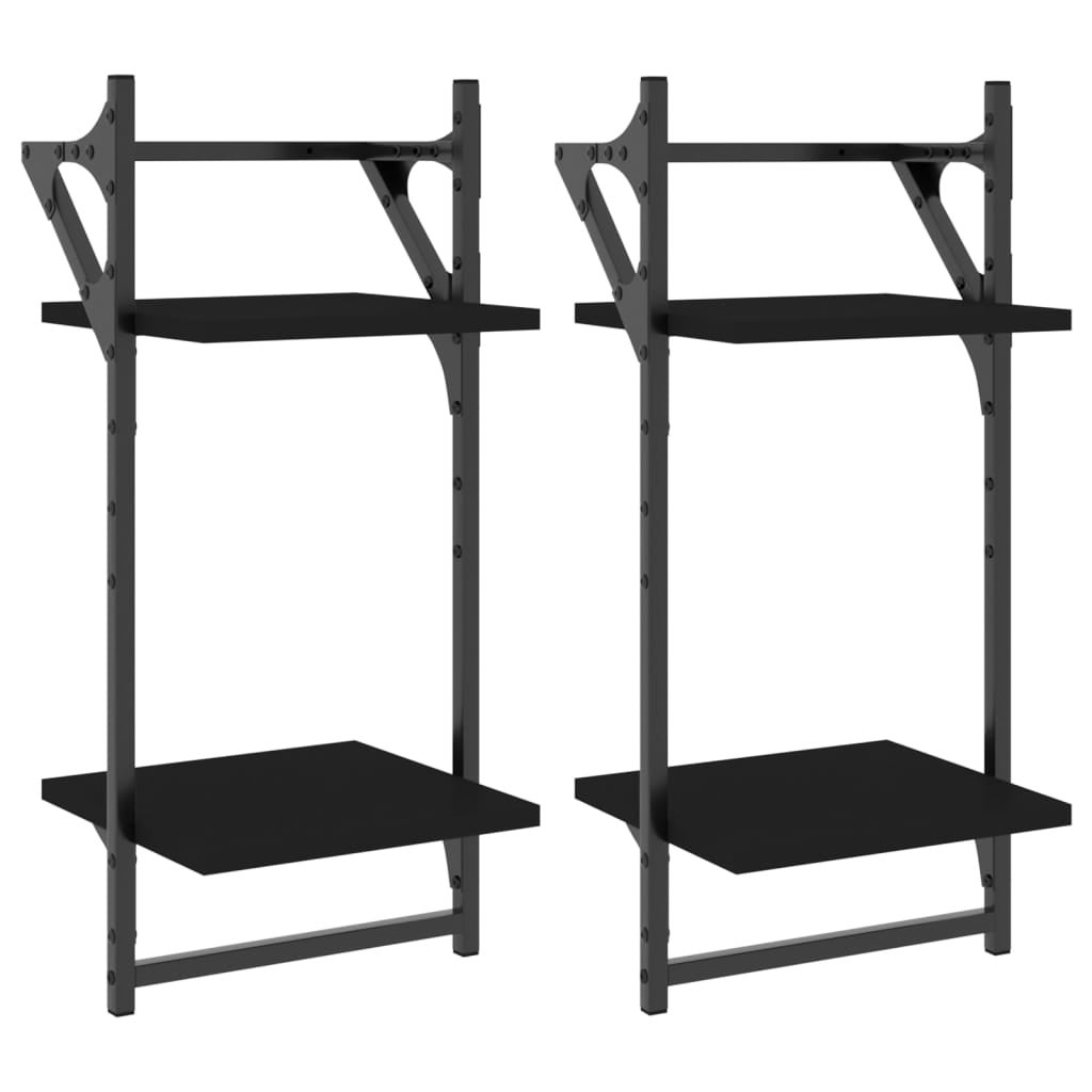 8 Mensole Portaoggetti Da Parete 91,4 Cm - Kit Supporti Metallici Regolabili In Argento, Robusti E Antiruggine - 2