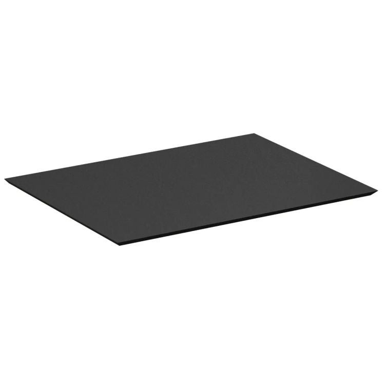 Blat łazienkowy kompaktowy 60 cm czarny z fazą 45°
