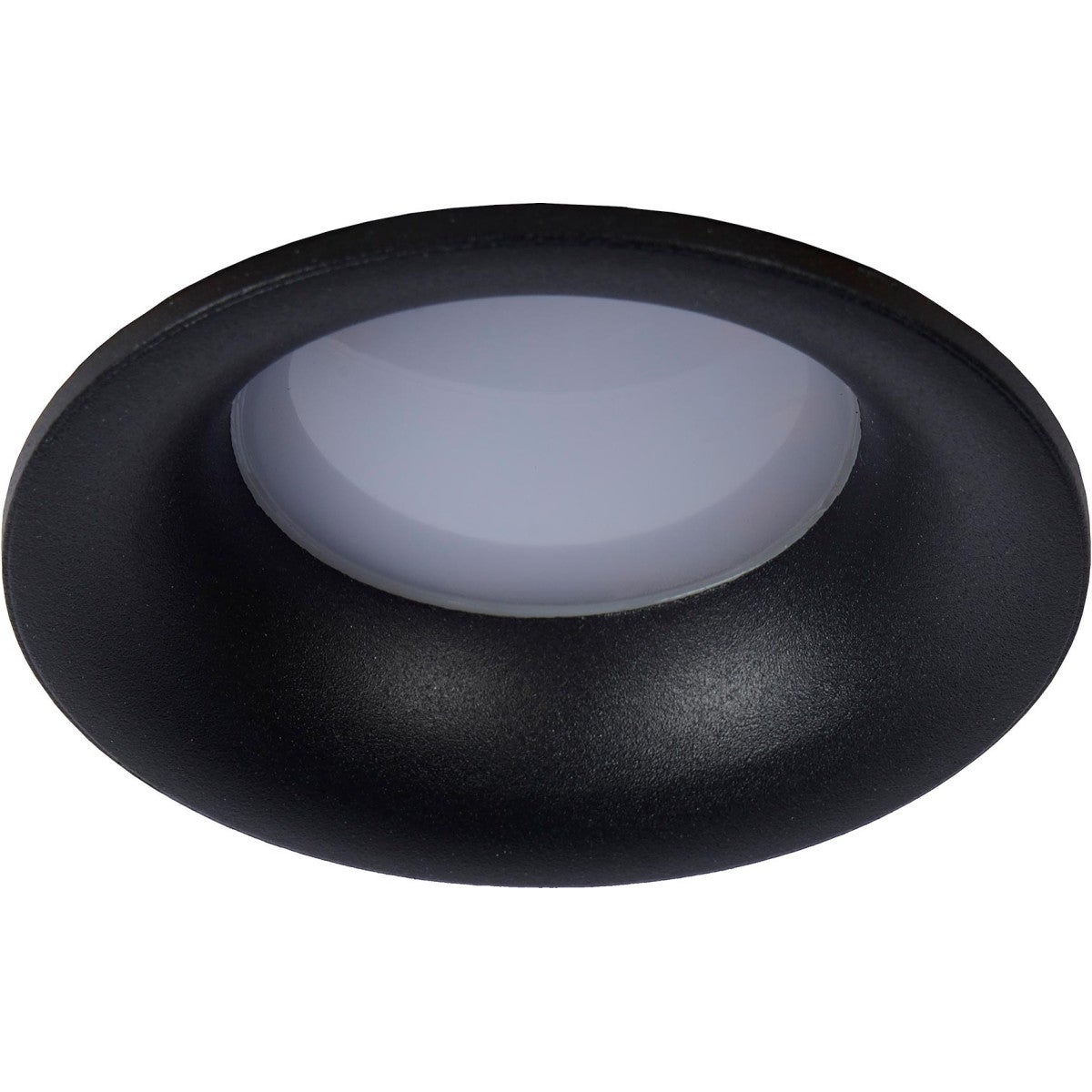 Oprawa sufitowa wpuszczana oczko Ziva czarna 1xGU10x5W okrągła IP44 wym: 8,5 x 8,5 cm aluminium Lucide