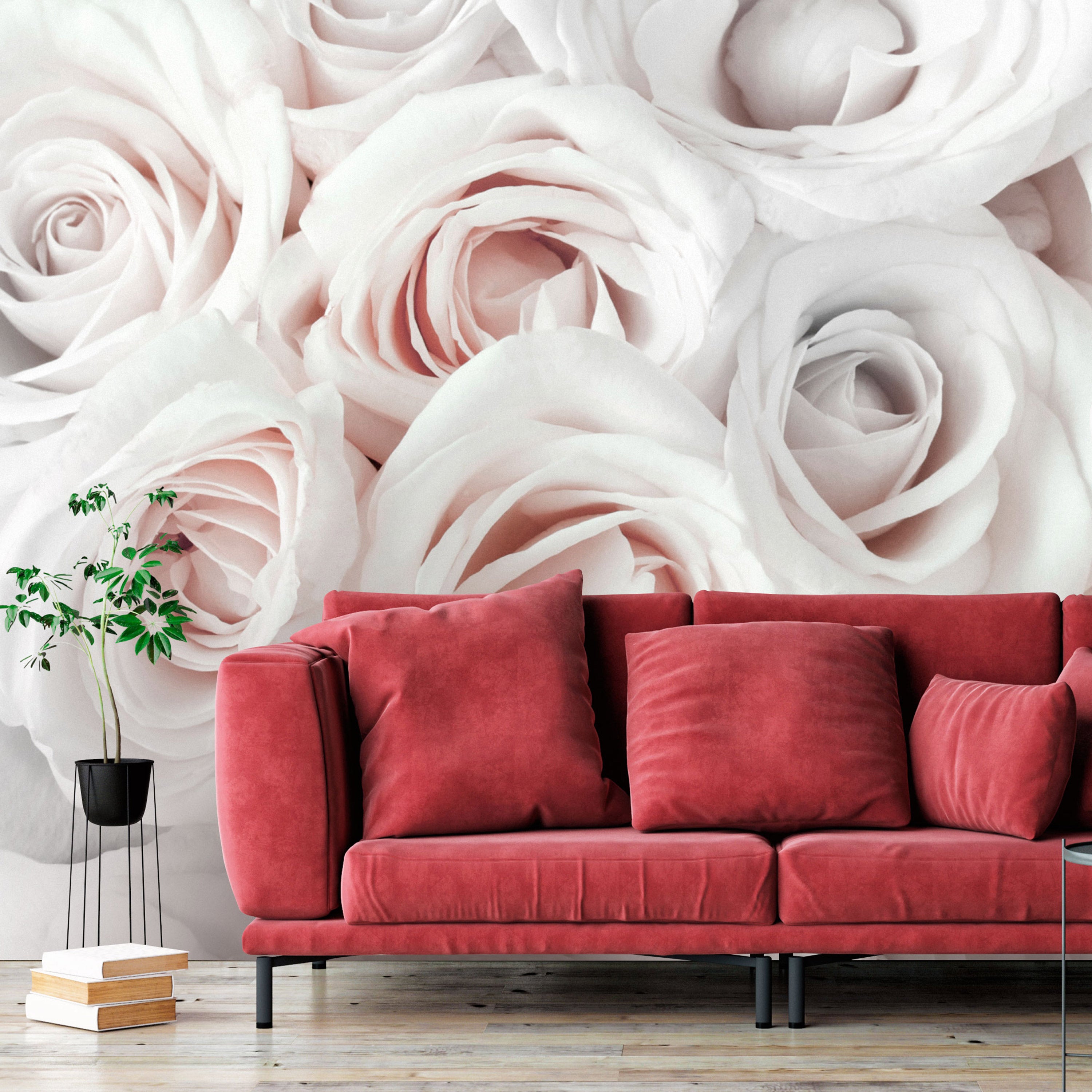 Papier peint - Satin Rose (Pink) | Leroy Merlin