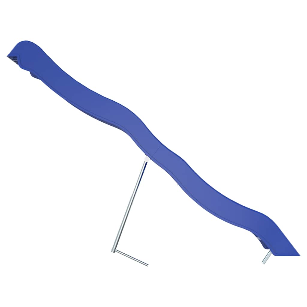 Escorrega de brincar 210x40 cm polipropileno azul vidaXL - 5