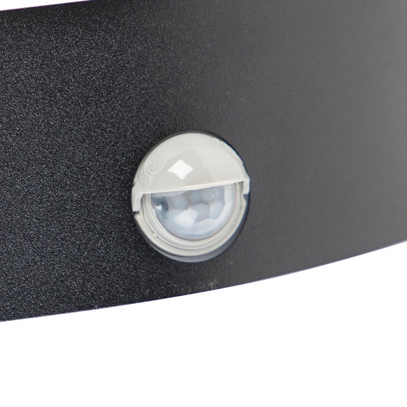 Qazqa moderne applique murale extérieure avec capteur de mouvement, applique murale extérieure avec détecteur de mouvement pour - 5