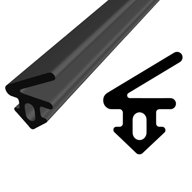 Joint de fenêtre EPDM noir WS015 10 m joint pour fenêtre joint de porte profil d’étanchéité KYCT