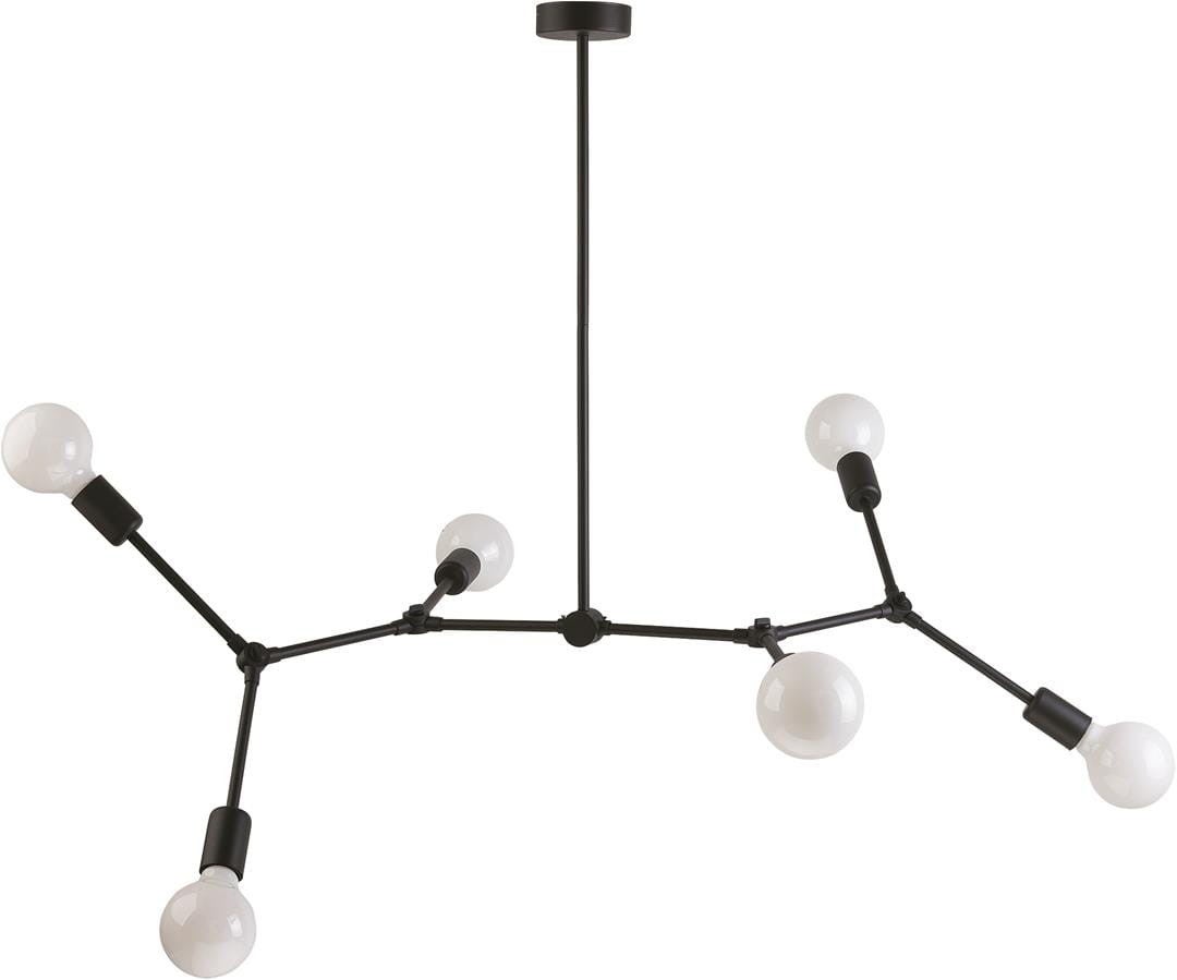 Lampa wisząca Twig czarna 6xE27x60W wym: 70 x 98 x 113 cm metal Nowodvorski Lighting