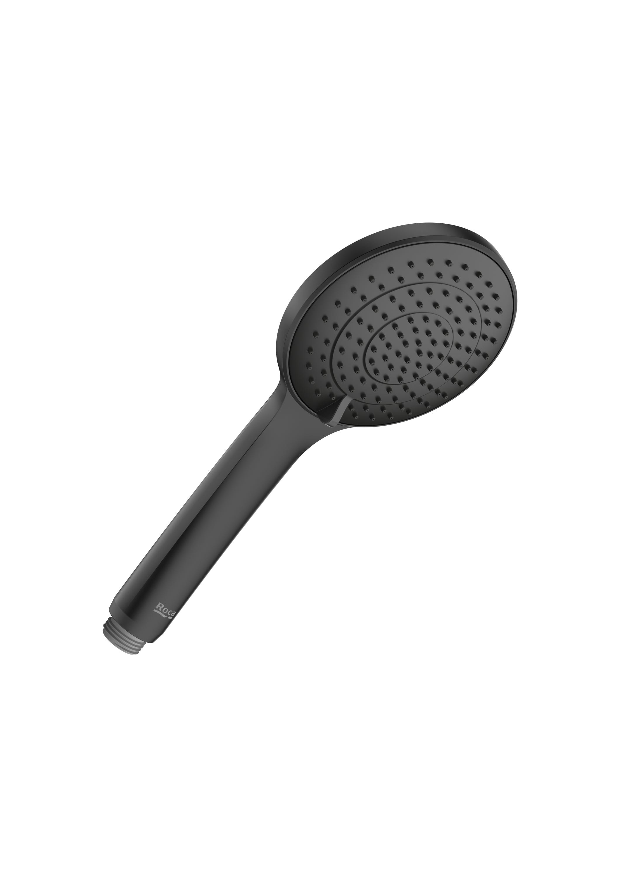 Para de dus Roca A5BG109NB0, Sensum, diametru 110 mm, 3 functii, montaj universal, racord 1/2'', negru