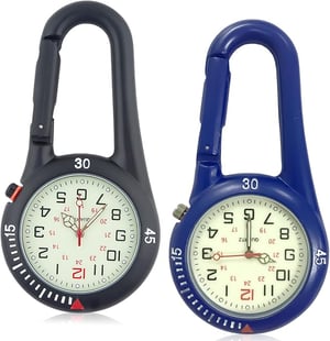 Montre à Mousqueton Étanche, Montre de Poche avec Fixation