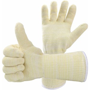 Gants De Four En Silicone Avec Motif Floral Tropical Imprimé