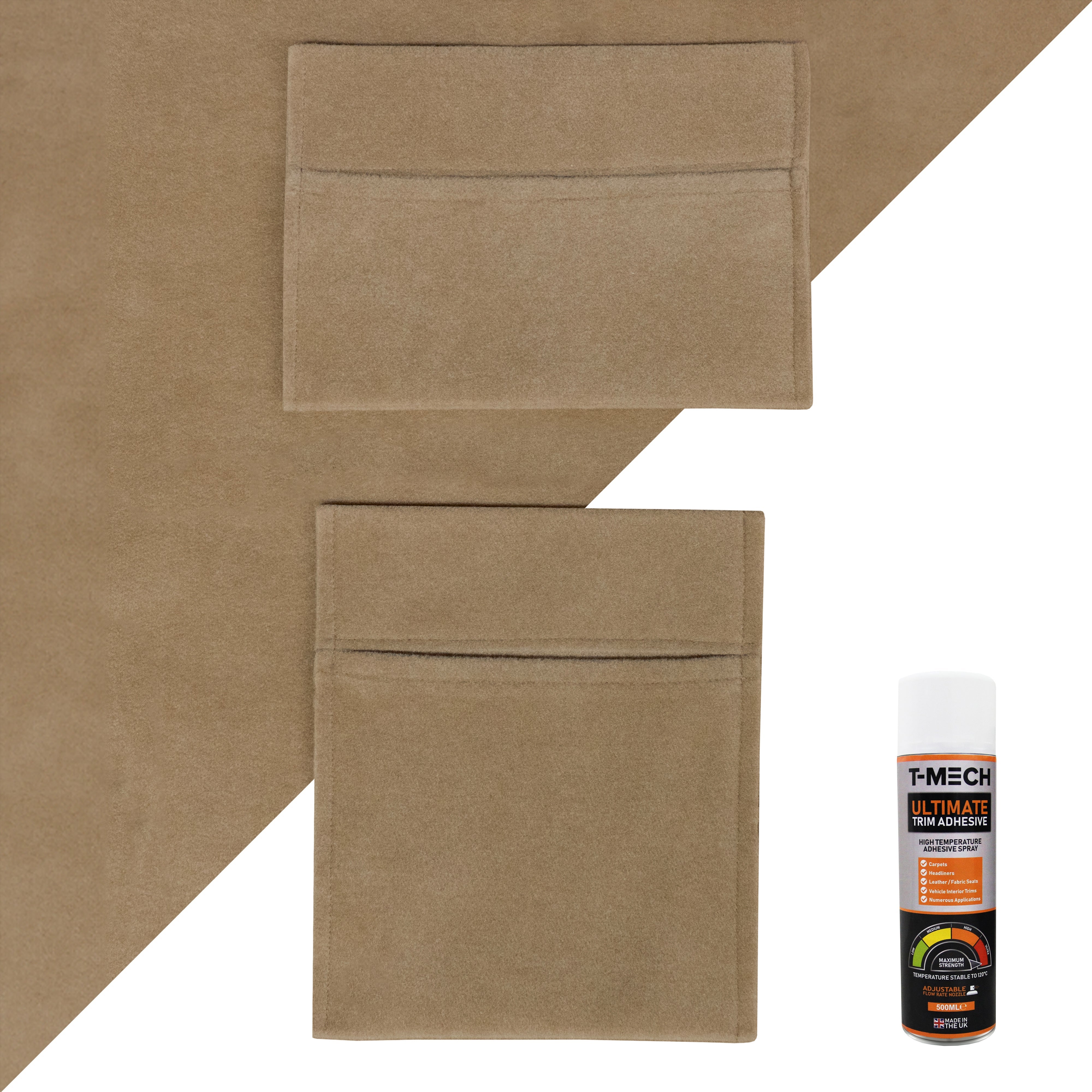 Doublure Intérieure Feutre Gris Clair 2m X 5.5m - MONSTERSHOP Pour Van Utilitaire