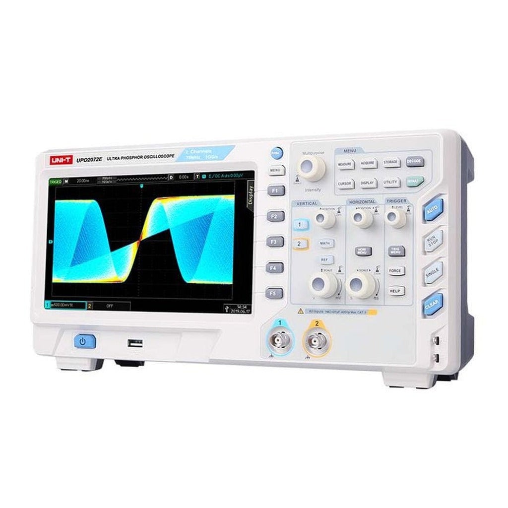 Osciloscop UNI-T UPO2072E | 70MHz, 2 Canale, 1GS/s, Display Color 8