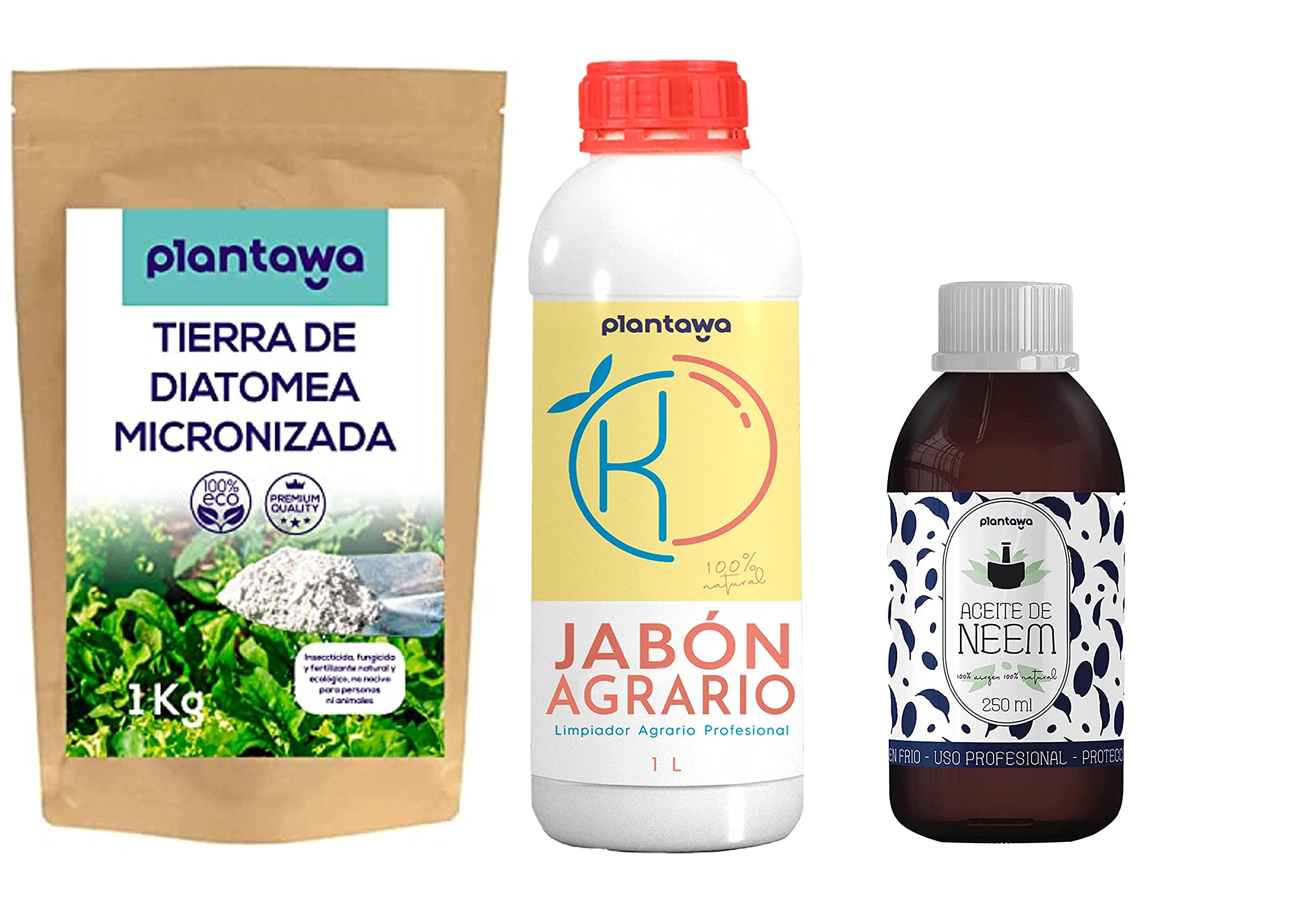 Pack Savon Potassique 5L + Huile De Neem 2L PLANTAWA – Ingrédients Naturels Purs Pour Formulations Maison