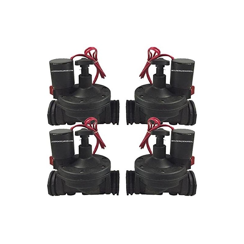 Lot De 4 Électrovannes Rain Bird 100HV 1'' 9V Pour Programmateurs à Piles - Arrosage Automatique