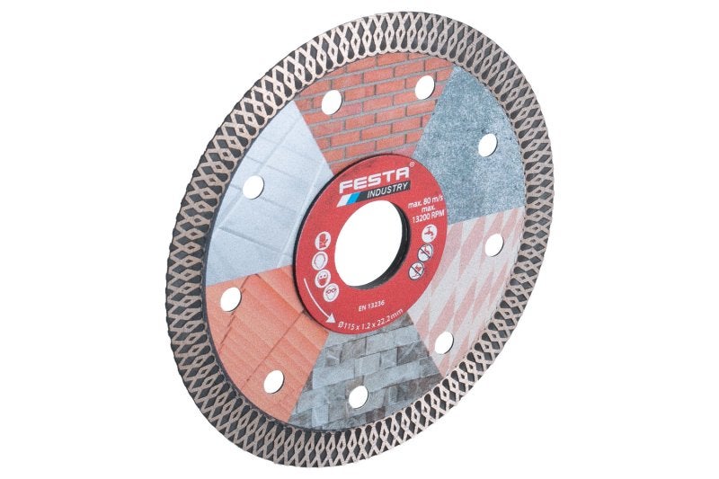 Disque diamant pour carrelage et céramique 115x1.4x22.2mm - 2