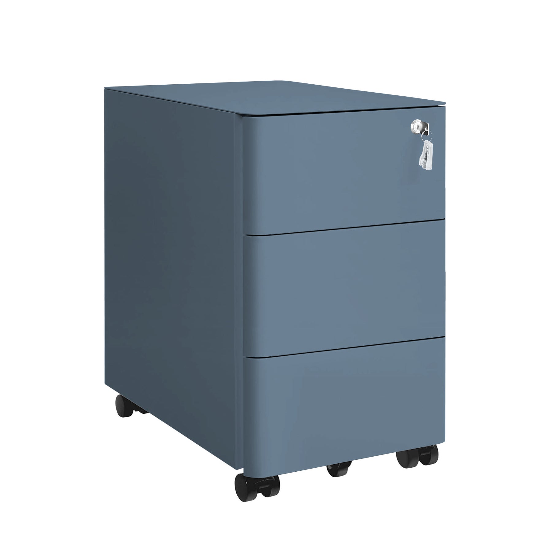 Commode verrouillable en acier céruléen 30x50x54 cm | Leroy Merlin