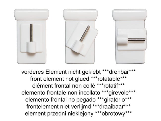 Ganchi Per Finestre 10 Pezzi - Universali Per Spessori 10-27mm, Colore Bianco - Foto 8