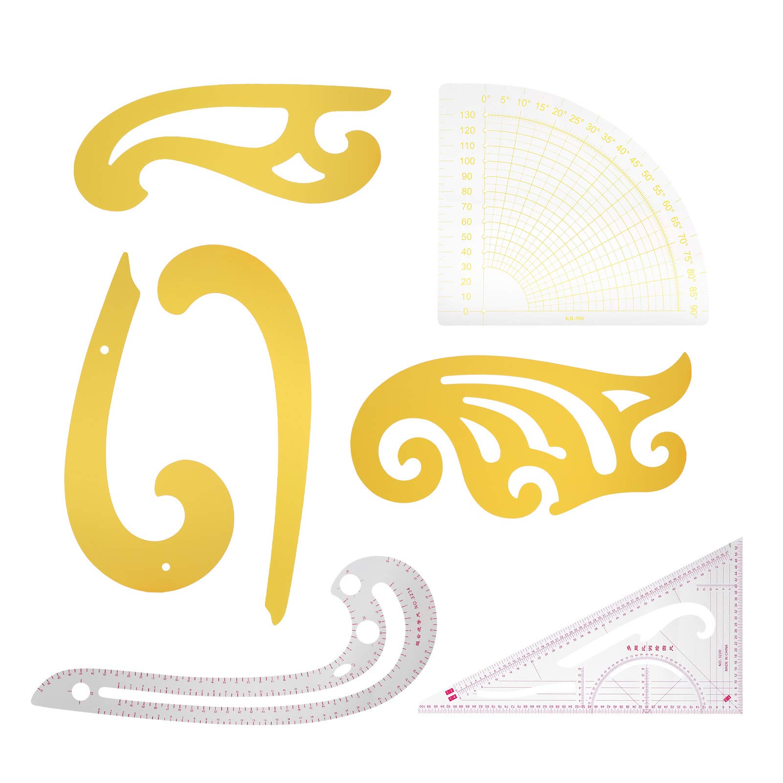 Mesure De Règle De Vêtements De Couture Métrique De Courbe Ançaise En