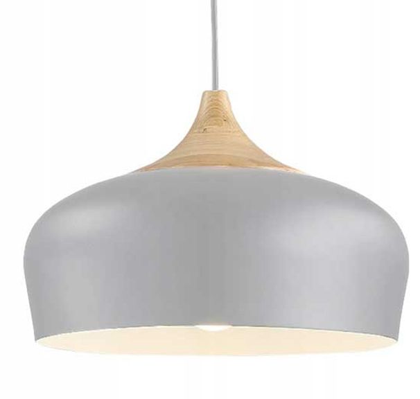 Lampa Sufitowa Wisząca Toolight App182-1Cp Bari Szary