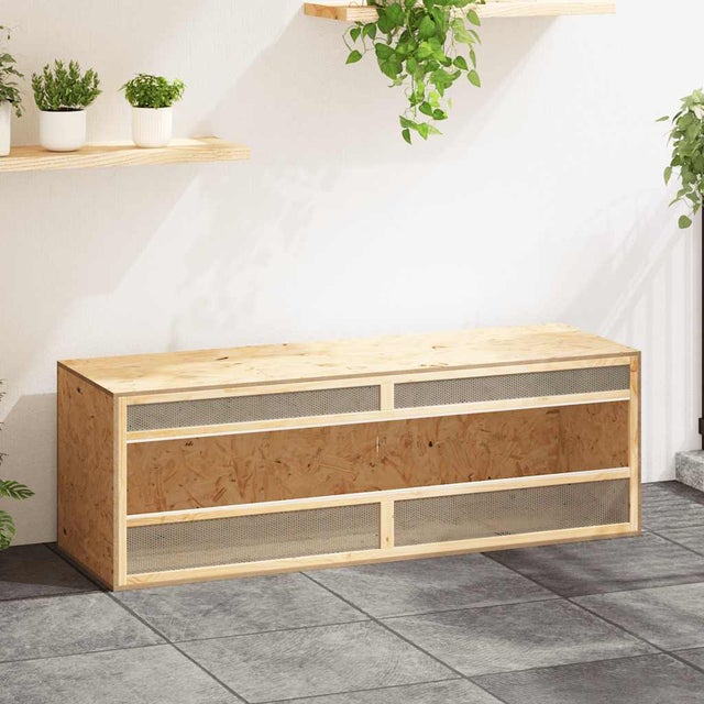 Maison Exclusive - Terrário em derivados de madeira 144x46x48 cm