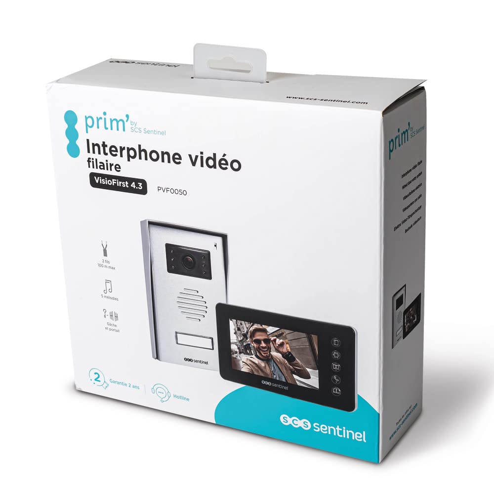 Interphone vidéo filaire - VisioFirst 4.3 - SCS SENTINEL - 7