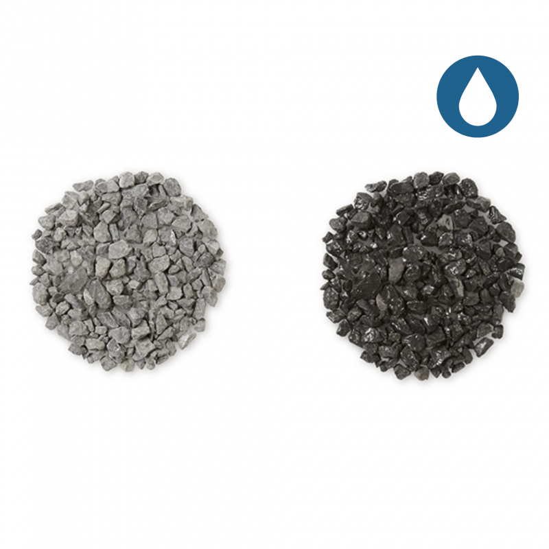 Gravier concassé calcaire Noir 6/14 mm - Big Bag 1T (16 m²) - Noir - 3